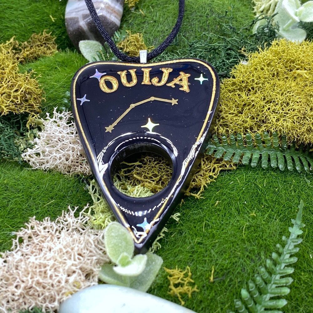 Aries Horoscope Constellation Ouija Planchette Necklace